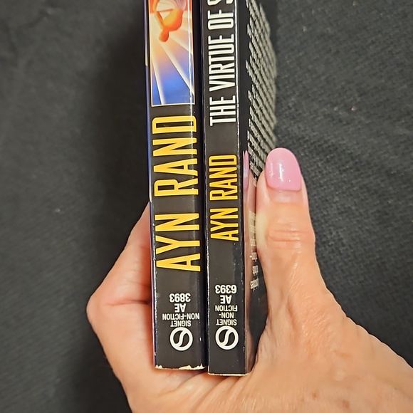 AYN RAND 'Philosophy:Who needs it' and 'The Virtue of Selfishness' NEW unbroken - Picture 6 of 10